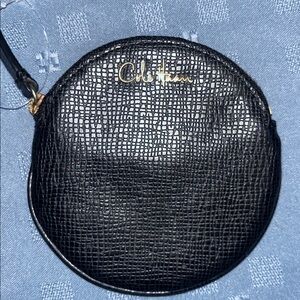 Cole Haan Black Textured Coin Pouch